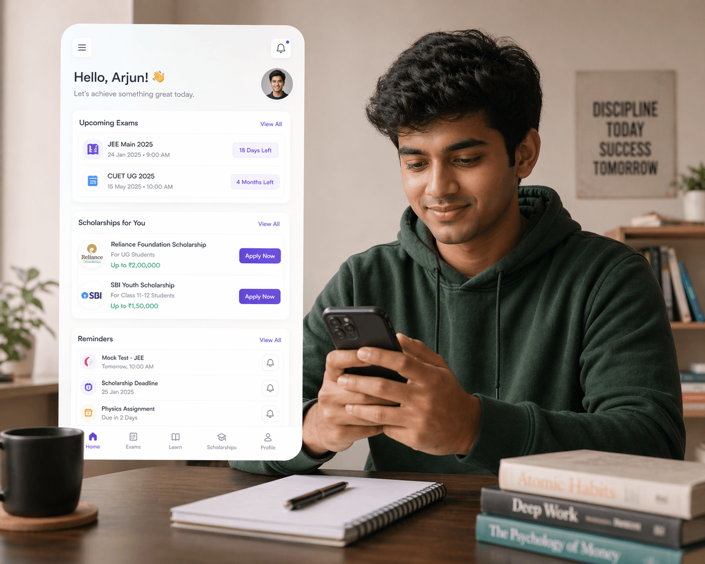 Student dashboard visual